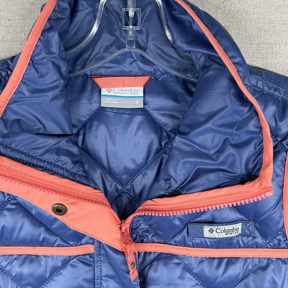 Columbia PFG Vest Womens SM Quilted Puffer Harborside Sleeveless Outdoor Hiking